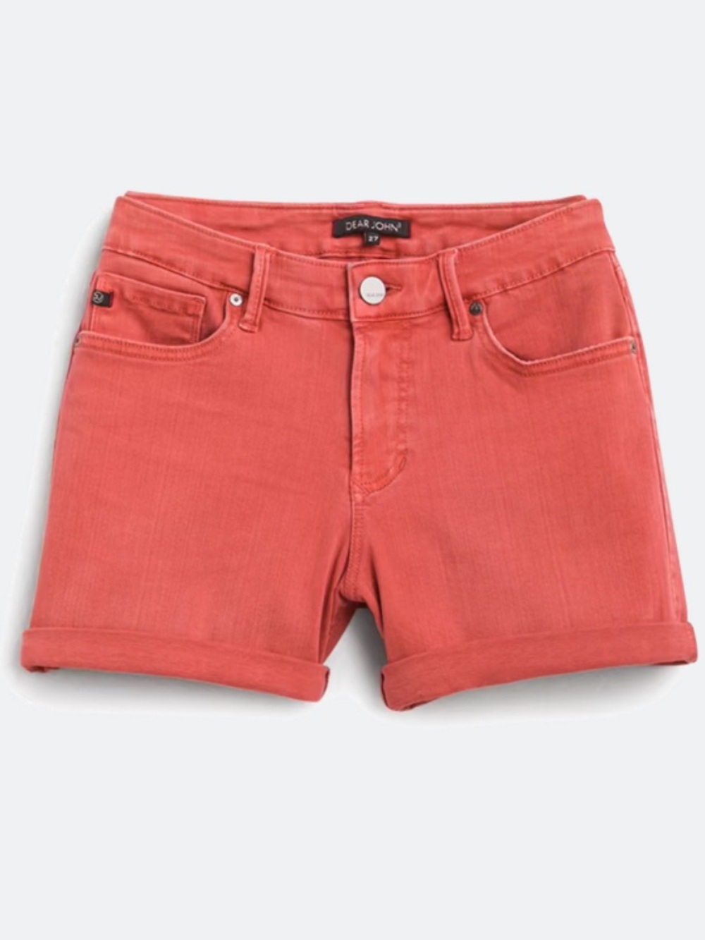 Dear John Lillie Shorts, Cuffed, Burnt Orange, Size 26